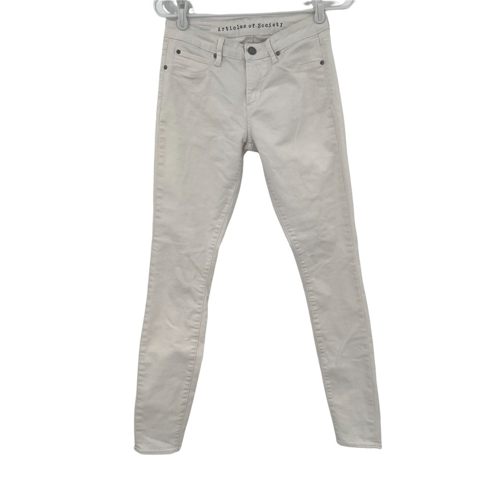 Articles Of Society White Skinny Jeans Size 25 Women’s